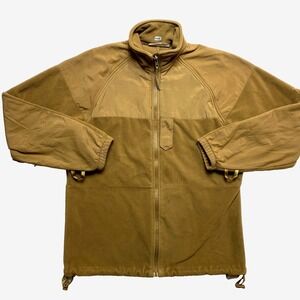 US Army Military Type II/III Jacket Mens Small Reg Tan Elbow Fleece Cold Weather